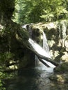 La Vaioaga waterfall at Cheile Nerei National Park, Romania Royalty Free Stock Photo